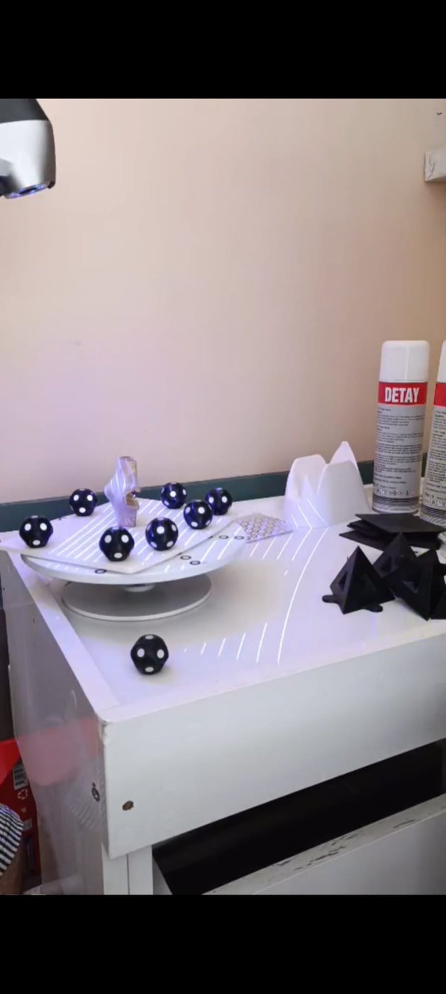 3D tarayıcı ile parça taranırken